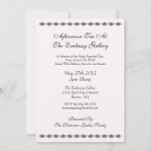 Nachmittagstee - Einladung (individuell gestalten) (Rückseite)