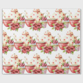 Nachmittagstee Geschenkpapier (Flach)