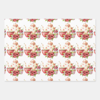 Nachmittagstee Geschenkpapier Set