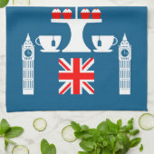 Nachmittagstee Geschirrtuch (Gefaltet)