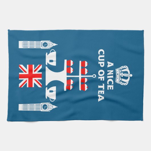 Nachmittagstee Geschirrtuch (Horizontal)