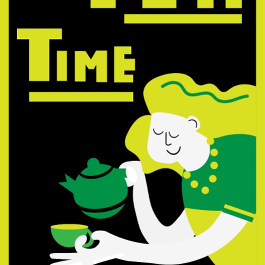 Nachmittagstee Geschirrtuch