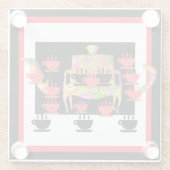 Nachmittagstee Glasuntersetzer (Rückseite)