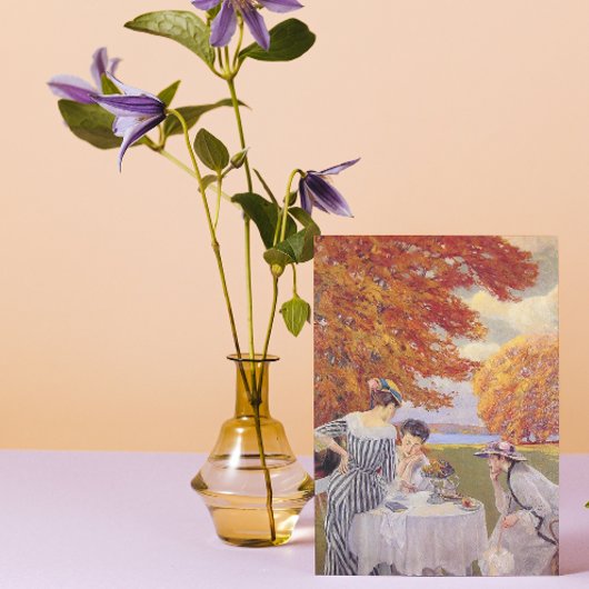 Nachmittagstee im Park Visitenkarte