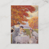 Nachmittagstee im Park Visitenkarte (Vorderseite)