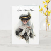 Nachmittagstee Karte (Gelbe Blume)