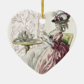 Nachmittagstee! Keramik Ornament (Vorne)