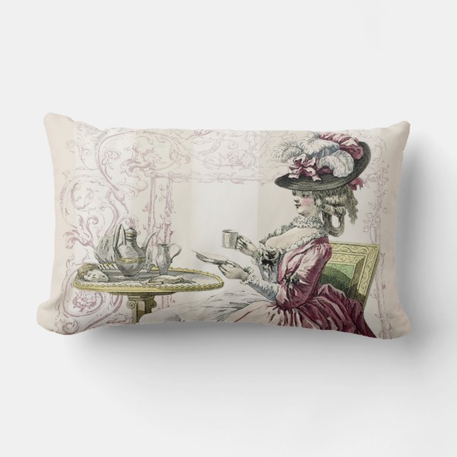 Nachmittagstee! Lendenkissen (Vorderseite)