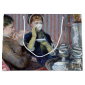 Nachmittagstee, Mary Cassatt große Geschenktasche Geschenktüte (Vorderseite)