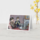 Nachmittagstee, Mary Cassatt Karte (Gelbe Blume)
