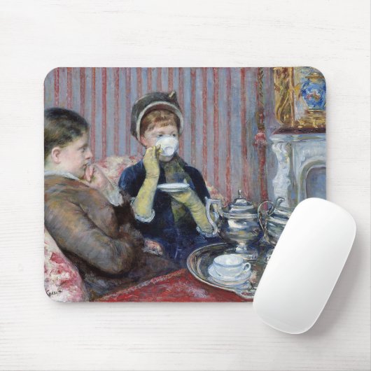 Nachmittagstee, Mary Cassatt Mousepad (Mit Mouse)
