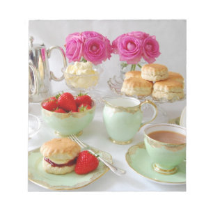 Nachmittagstee Notizblock