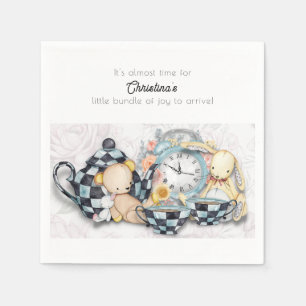 Nachmittagstee Party Babydusche Papier Serviette