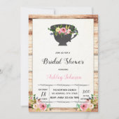 Nachmittagstee-Party Einladung (Vorderseite)