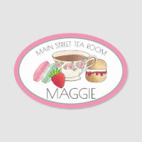 Nachmittagstee Party Macarons Teacup Teahouse Shop