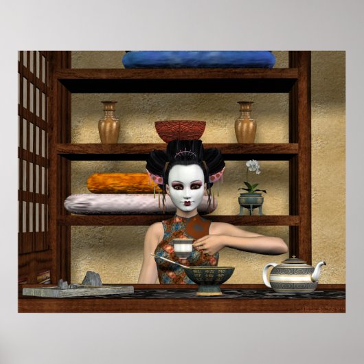 Nachmittagstee Poster (Vorne)