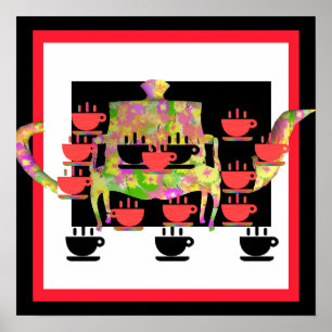 Nachmittagstee Poster