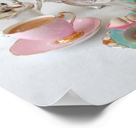 Nachmittagstee Poster (Ecke)