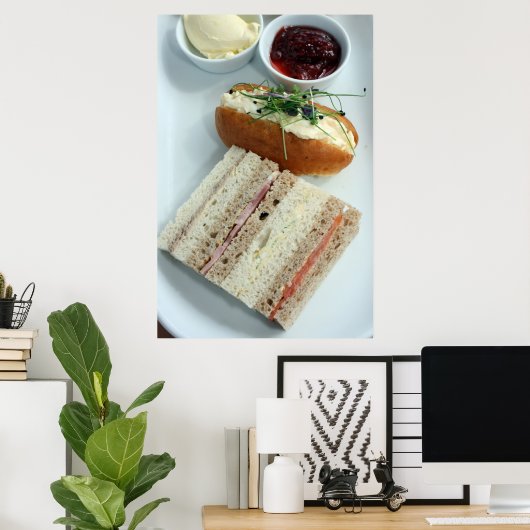 Nachmittagstee Poster (Heimbüro)