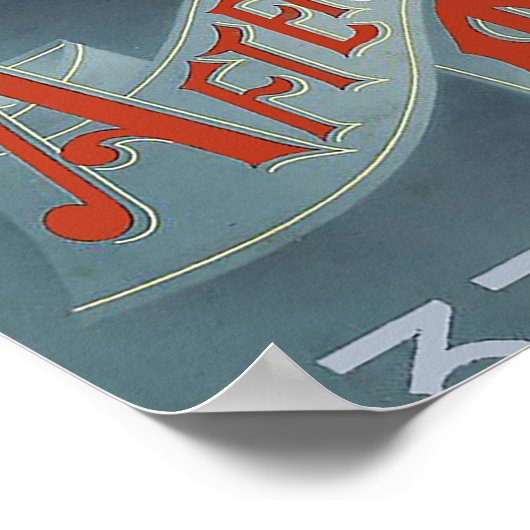 Nachmittagstee Poster (Ecke)