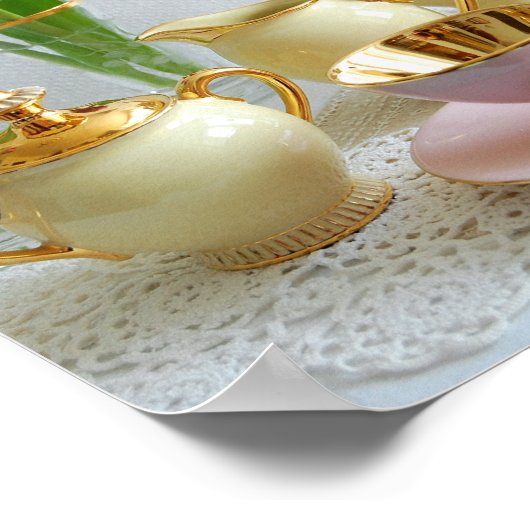 Nachmittagstee Poster (Ecke)