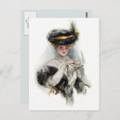 Nachmittagstee Postkarte (Vorne/Hinten)