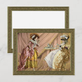 Nachmittagstee Postkarte (Vorne/Hinten)