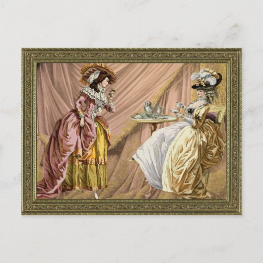 Nachmittagstee Postkarte (Vorderseite)