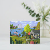 Nachmittagstee Postkarte (Stehend Vorderseite)