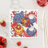 Nachmittagstee Serviette (Beispiel)