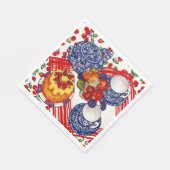 Nachmittagstee Serviette (Ecke)