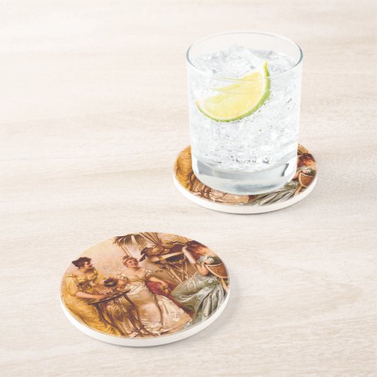 Nachmittagstee Untersetzer (Seite)