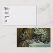 Nachmittagstee Visitenkarte (Vorne/Hinten)