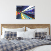 Nachmittagszug Leinwanddruck (Insitu (Schlafzimmer))