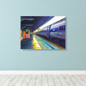 Nachmittagszug Leinwanddruck (Insitu (Holzboden))