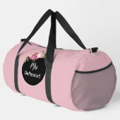 Nachname Bride Hübsch Custom Duffle Bag (Rechte Ecke)
