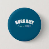 Nachname Collegiate Design Button (Vorderseite)