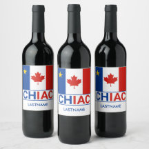 Nachname der kanadischen Flagge Chiac Acadian