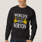 Nachname der Norton-Nachnamen-Team-Familie - der b Sweatshirt (Vorderseite)