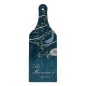 Nachname des Navy Blue Bird Schneidebrett (Vorderseite)