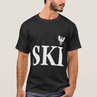 Nachname des polnischen Kulturerbes Ski T-Shirt
