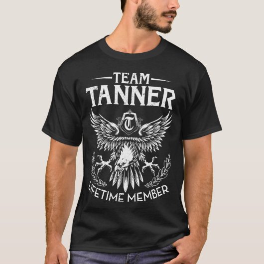 Nachname des Team TANNER Lifetime-Mitglieds T-Shirt