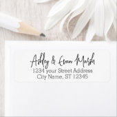 Nachname - Heartwell Script Schriftart - Rücksende (Insitu)