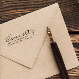 Nachname in Skript und Adresse Permastempel