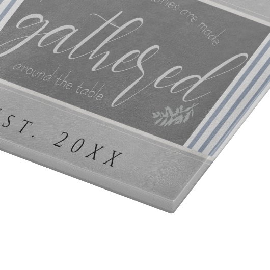 Nachname Jahr Schneidebrett (Ecke)