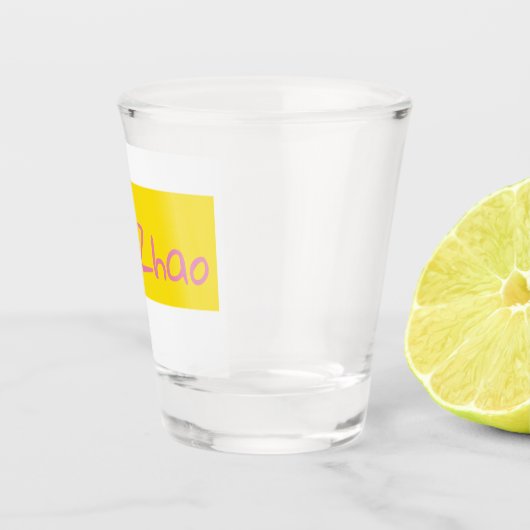 Nachname Schnapsglas (Rechts)