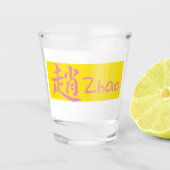 Nachname Schnapsglas (Vorderseite)