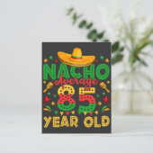 Nacho Average 85 Year Old Cinco de Mayo Postkarte (Stehend Vorderseite)
