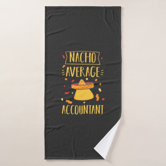 Nacho Average Accountant Badehandtuch (Badehandtuch)