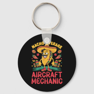 Nacho Average Aircraft Mechanic Cinco De Mayo Mexi Schlüsselanhänger